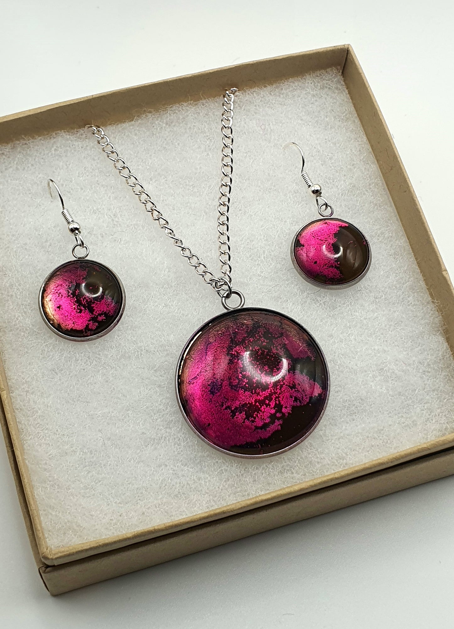 Resin jewellery set