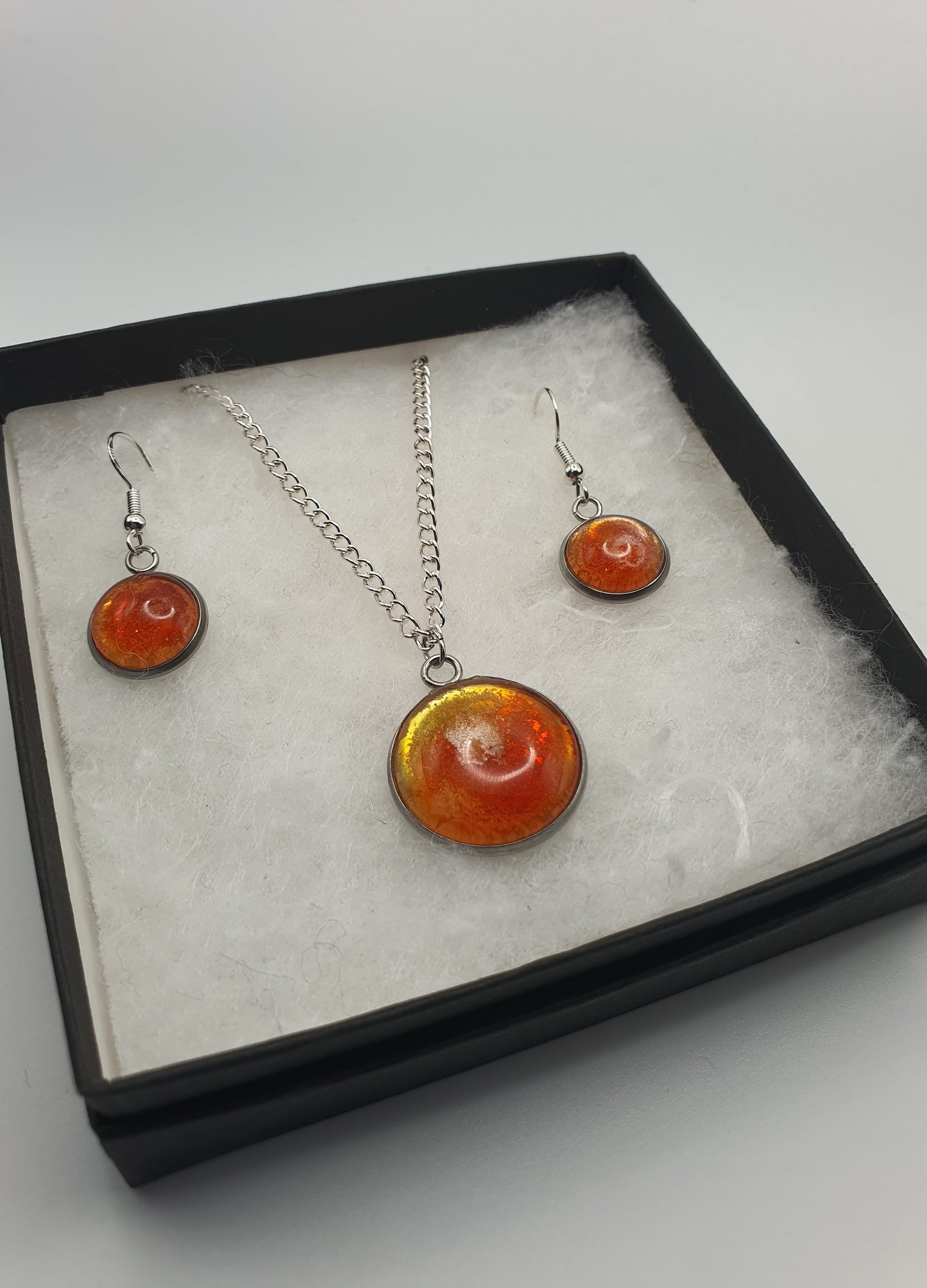 Resin jewellery set